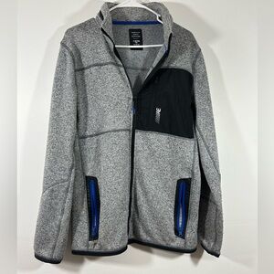 American Eagle Men's Gray and Black Performance Jacket